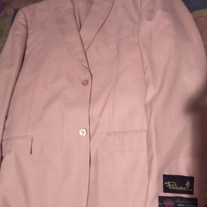 A 3 Piece Peach Pinkish Suit by Falcone.